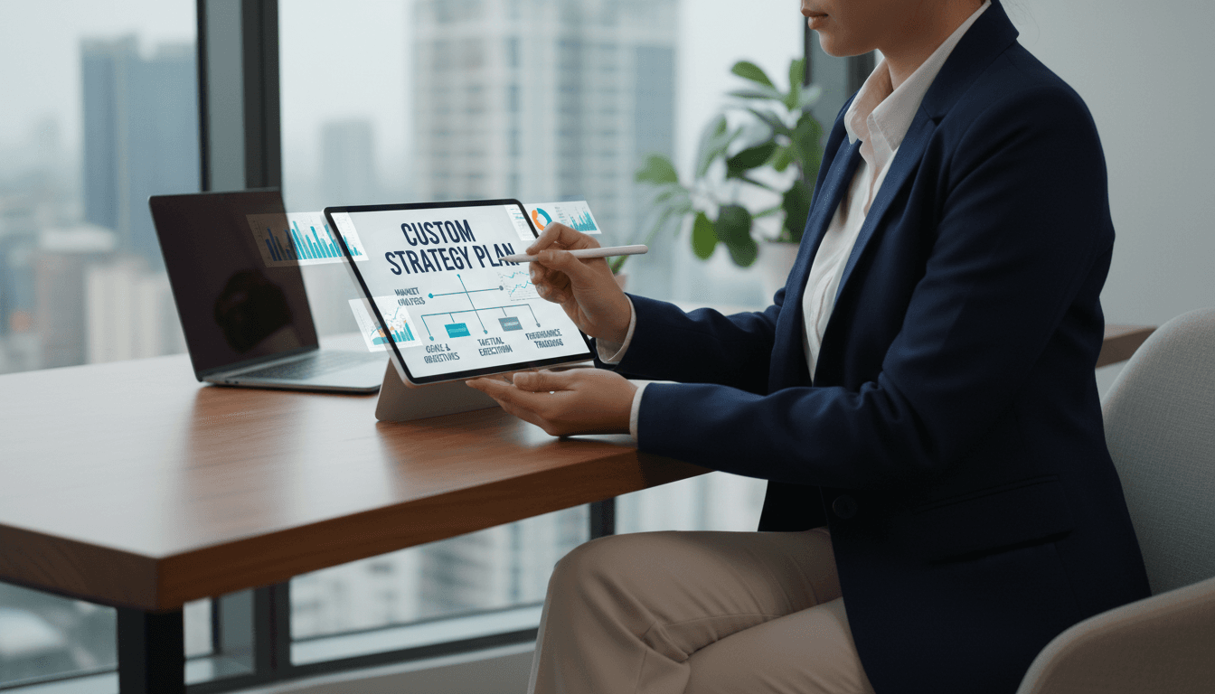 Custom business strategy being developed