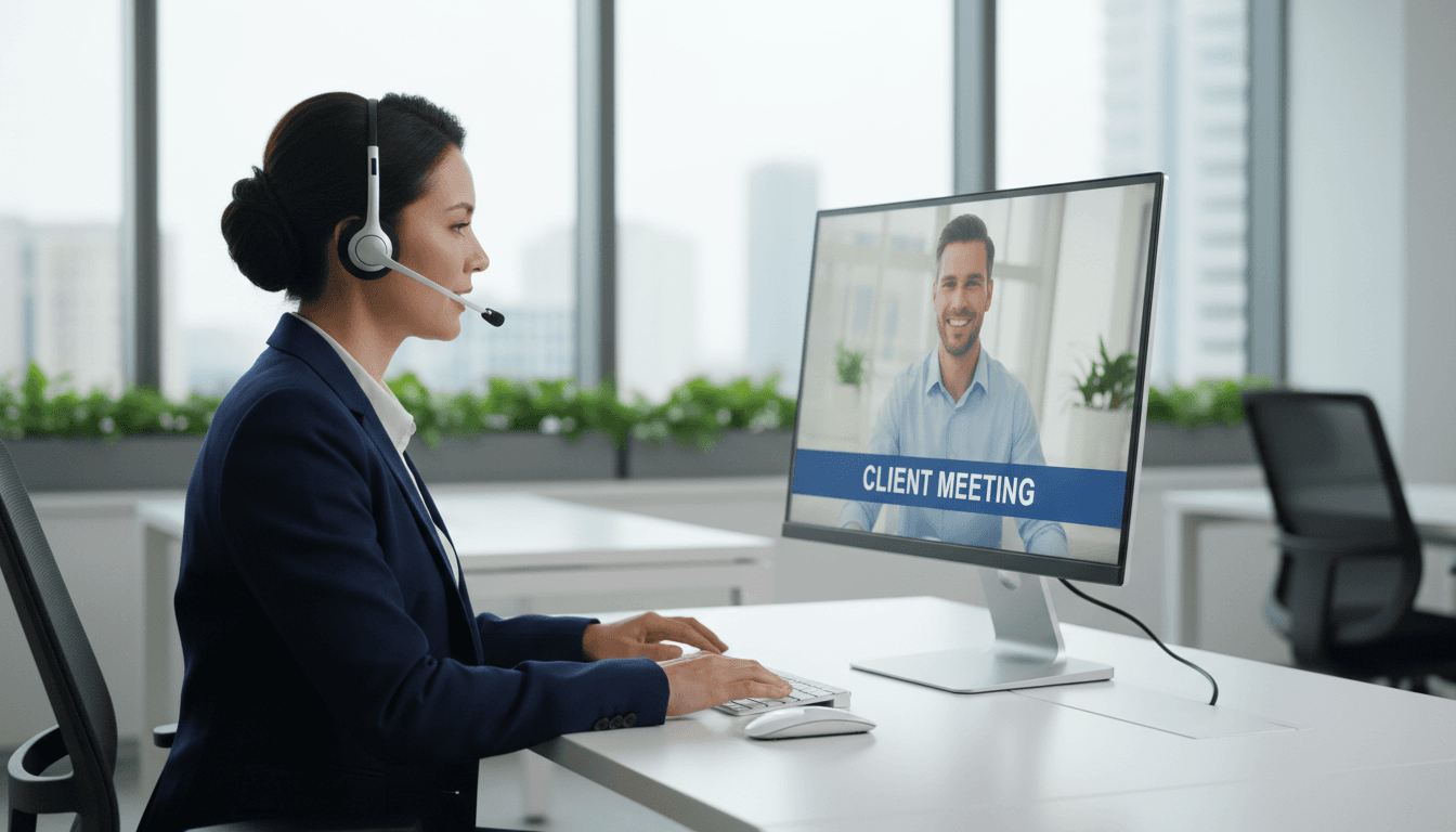 Professional communicating clearly during business consultation